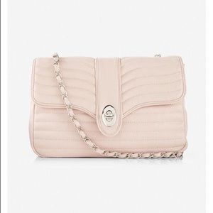 Express Quilted Blush Convertible Shoulder Bag